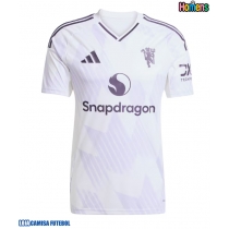 Camisa de Futebol Manchester United Casemiro #18 Equipamento Secundário 2025-26 Manga Curta